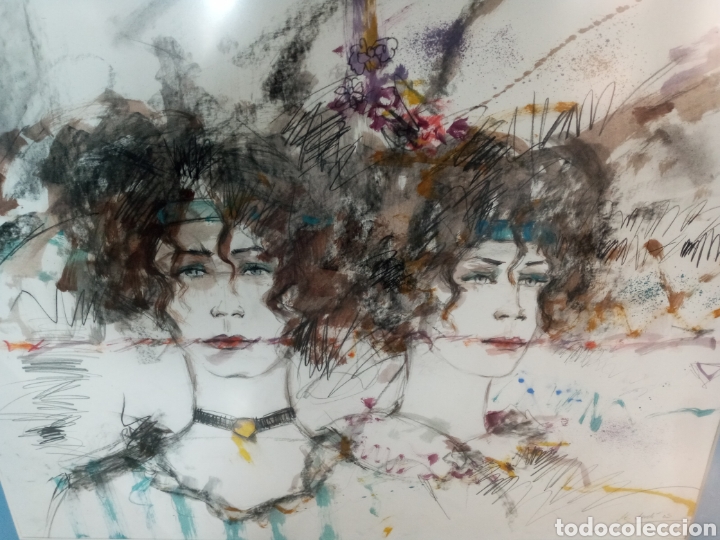 Arte: CUADRO ACUARELA FIRMADO. - Foto 4
