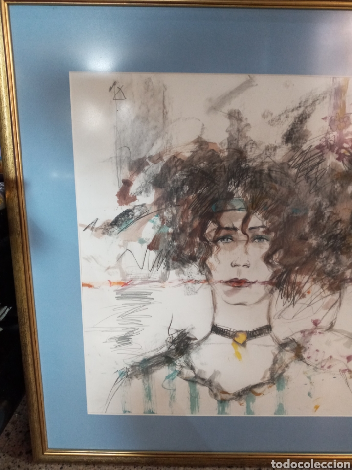 Arte: CUADRO ACUARELA FIRMADO. - Foto 6