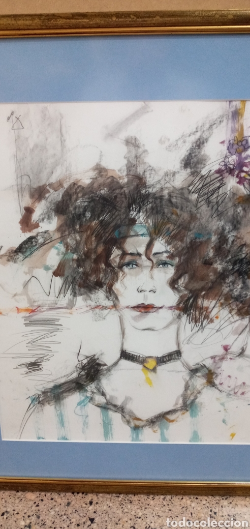 Arte: CUADRO ACUARELA FIRMADO. - Foto 10