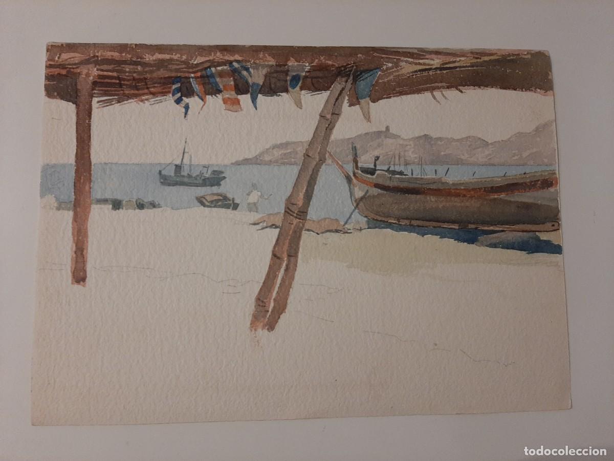 Art: BONITA ACUARELA SIN TERMINAR. 31 X 23 CM