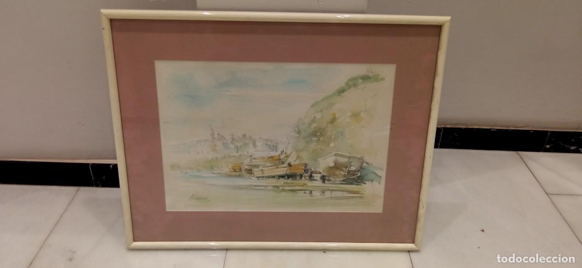 Arte: SITGES ACUARELA ENMARCADA - Foto 1