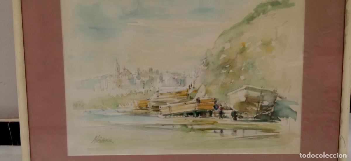 Arte: SITGES ACUARELA ENMARCADA - Foto 2