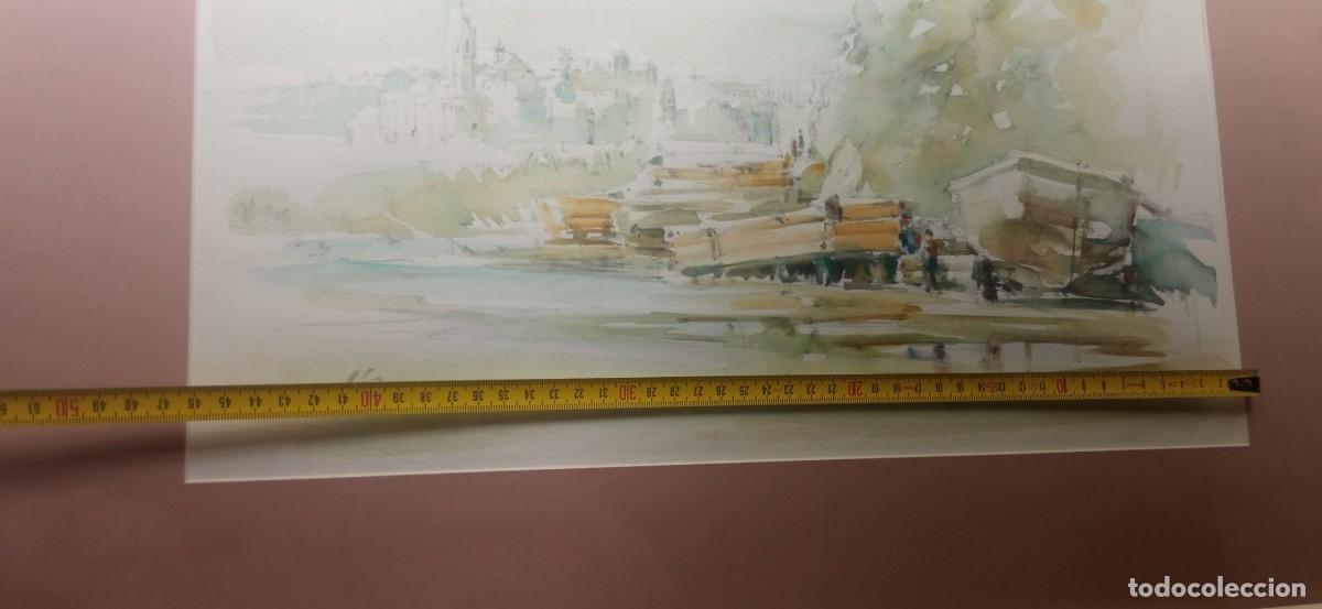 Arte: SITGES ACUARELA ENMARCADA - Foto 3