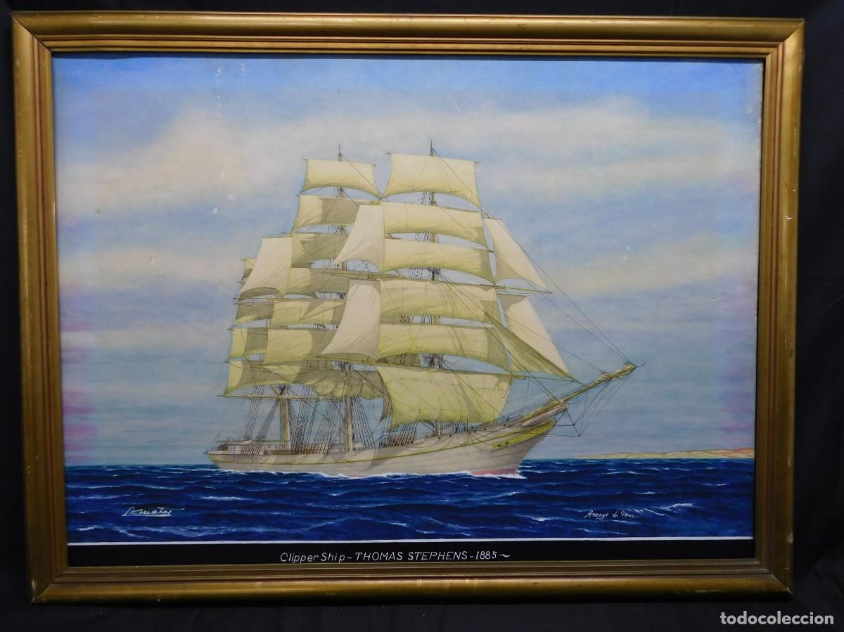 Arte: Acuarela &rdquo;P. Matas&rdquo; - Marina - Foto 2