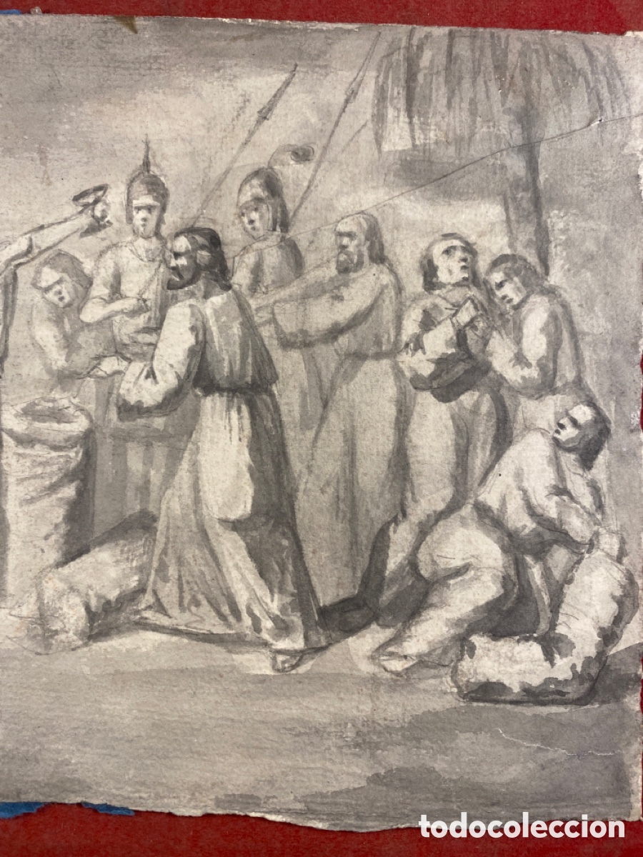 Arte: ACUARELA SIGLO XVIII - Foto 3