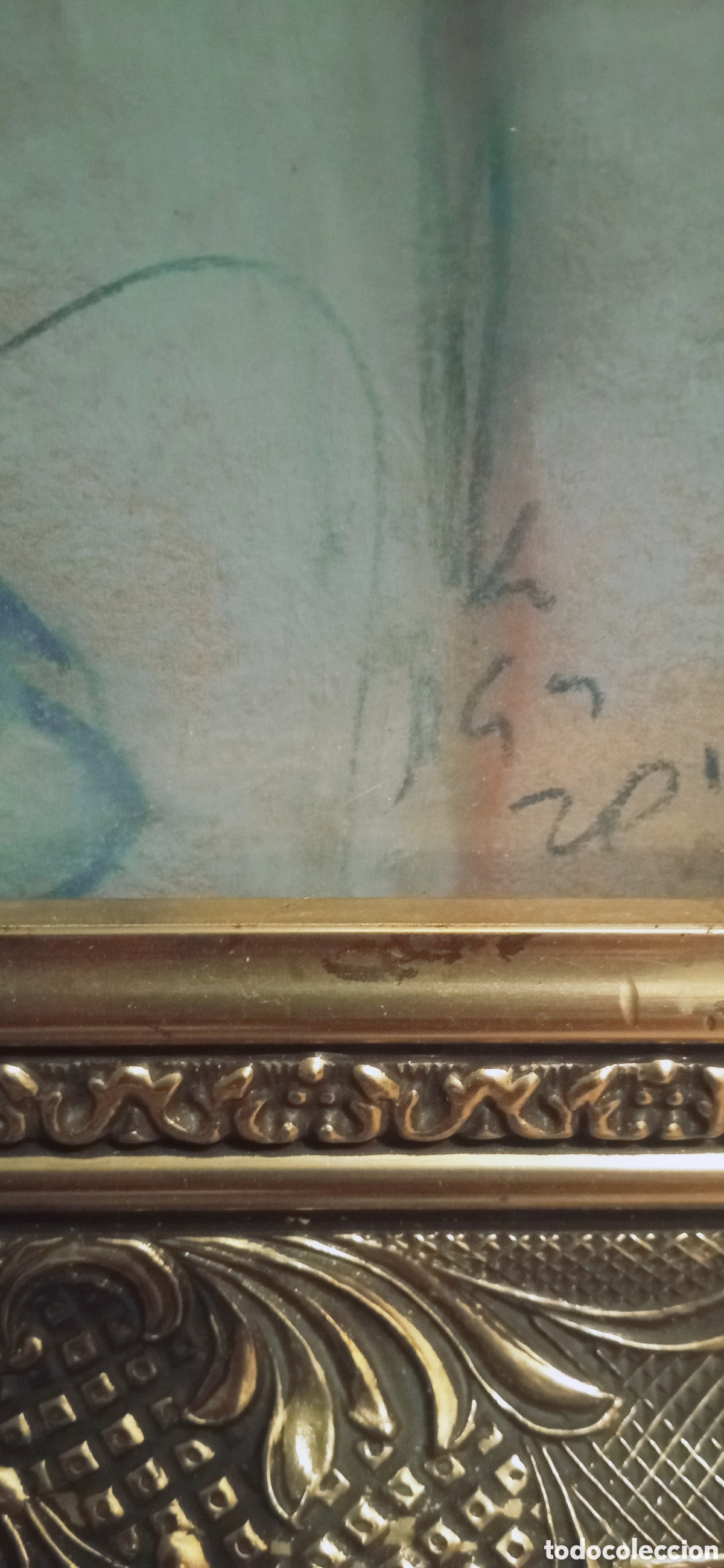 Arte: Cuadro pintado amano Aquarius e l&aacute;piz - Foto 6