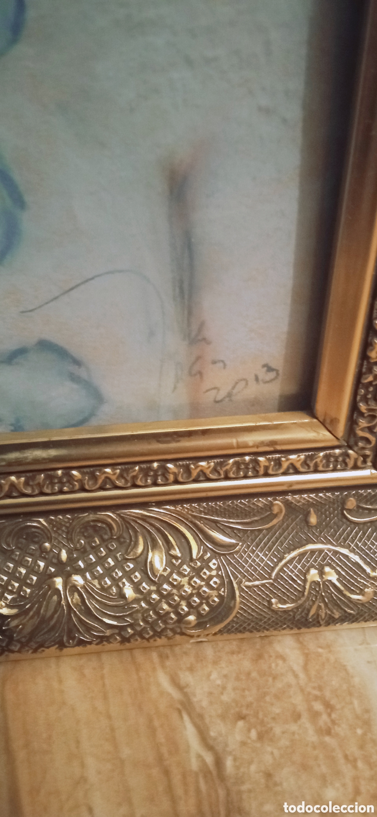 Arte: Cuadro pintado amano Aquarius e l&aacute;piz - Foto 11