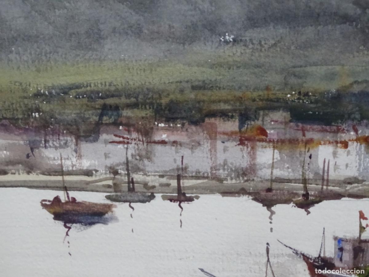 Arte: ACUARELA DE CARLOS BALLESTEROS. CADAQUES. - Foto 4