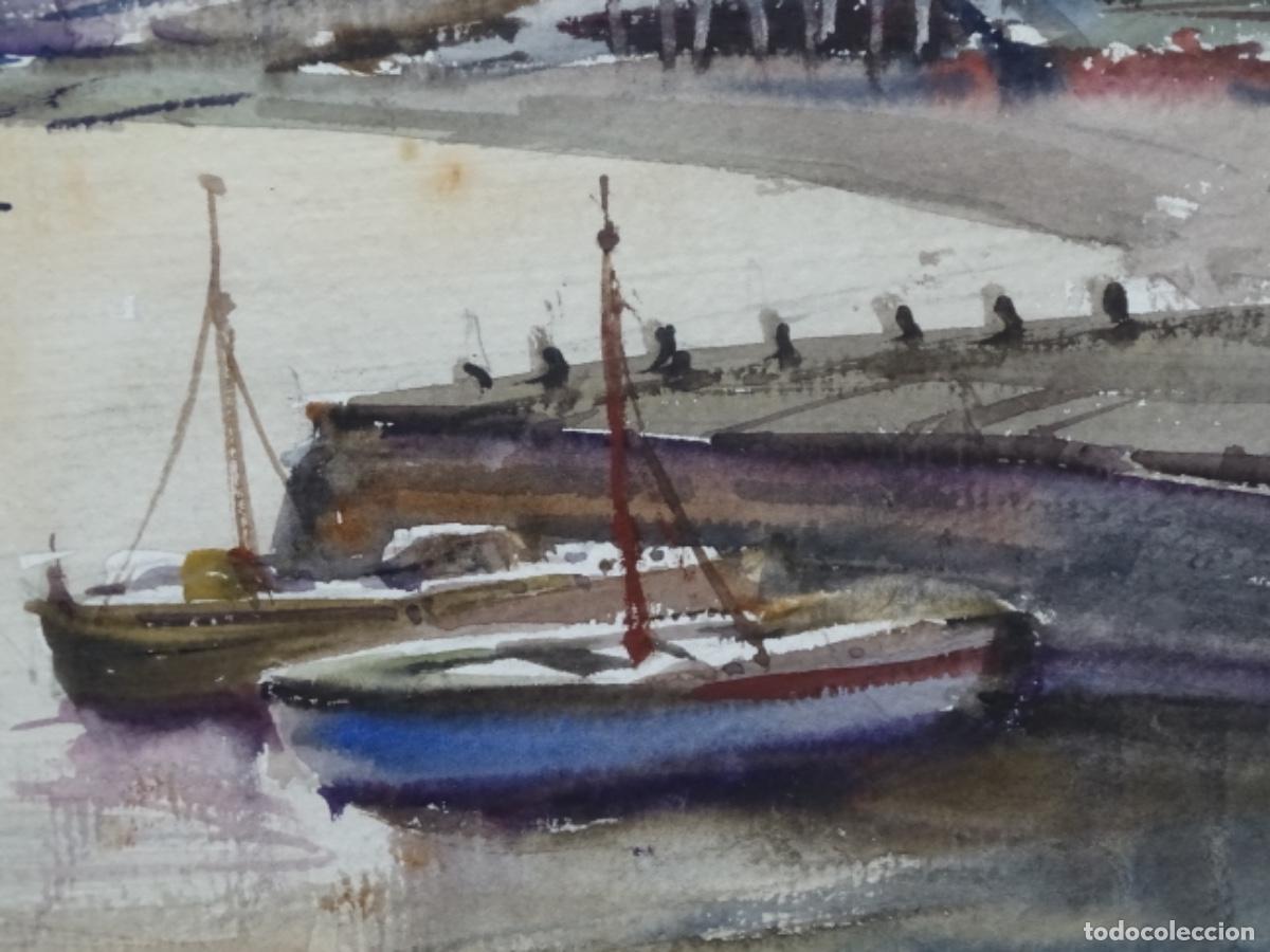 Arte: ACUARELA DE CARLOS BALLESTEROS. CADAQUES. - Foto 6