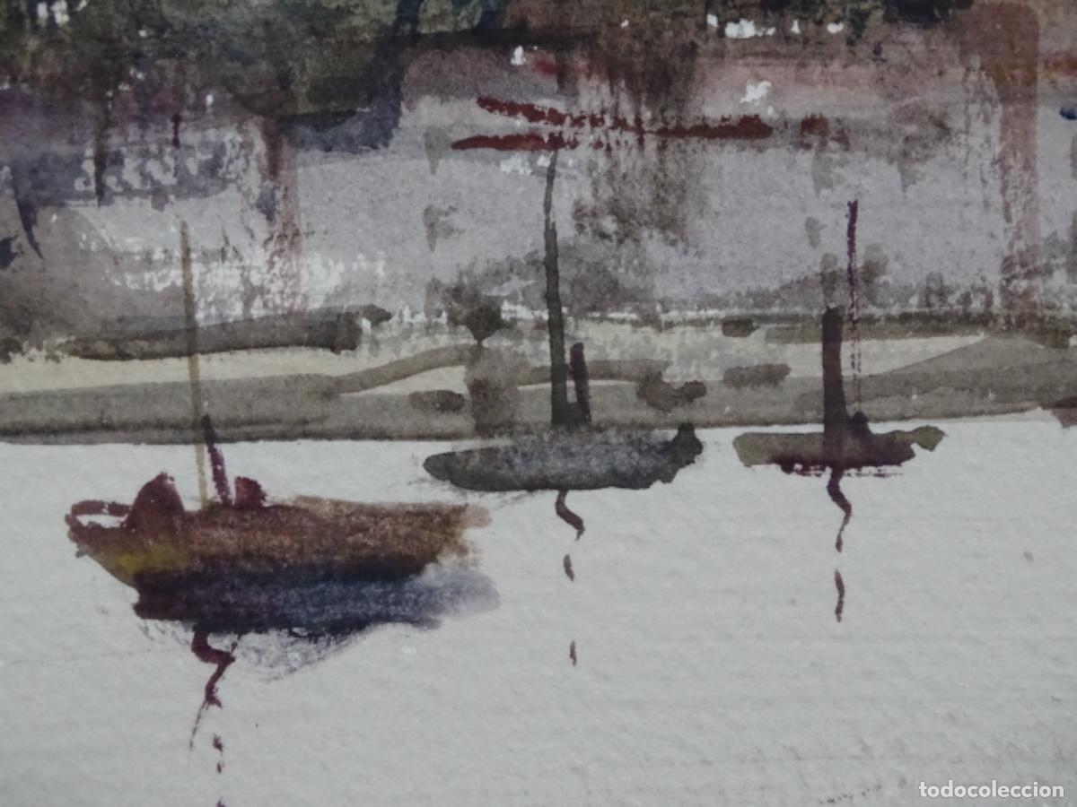 Arte: ACUARELA DE CARLOS BALLESTEROS. CADAQUES. - Foto 8