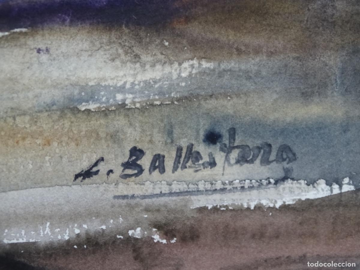 Arte: ACUARELA DE CARLOS BALLESTEROS. CADAQUES. - Foto 12