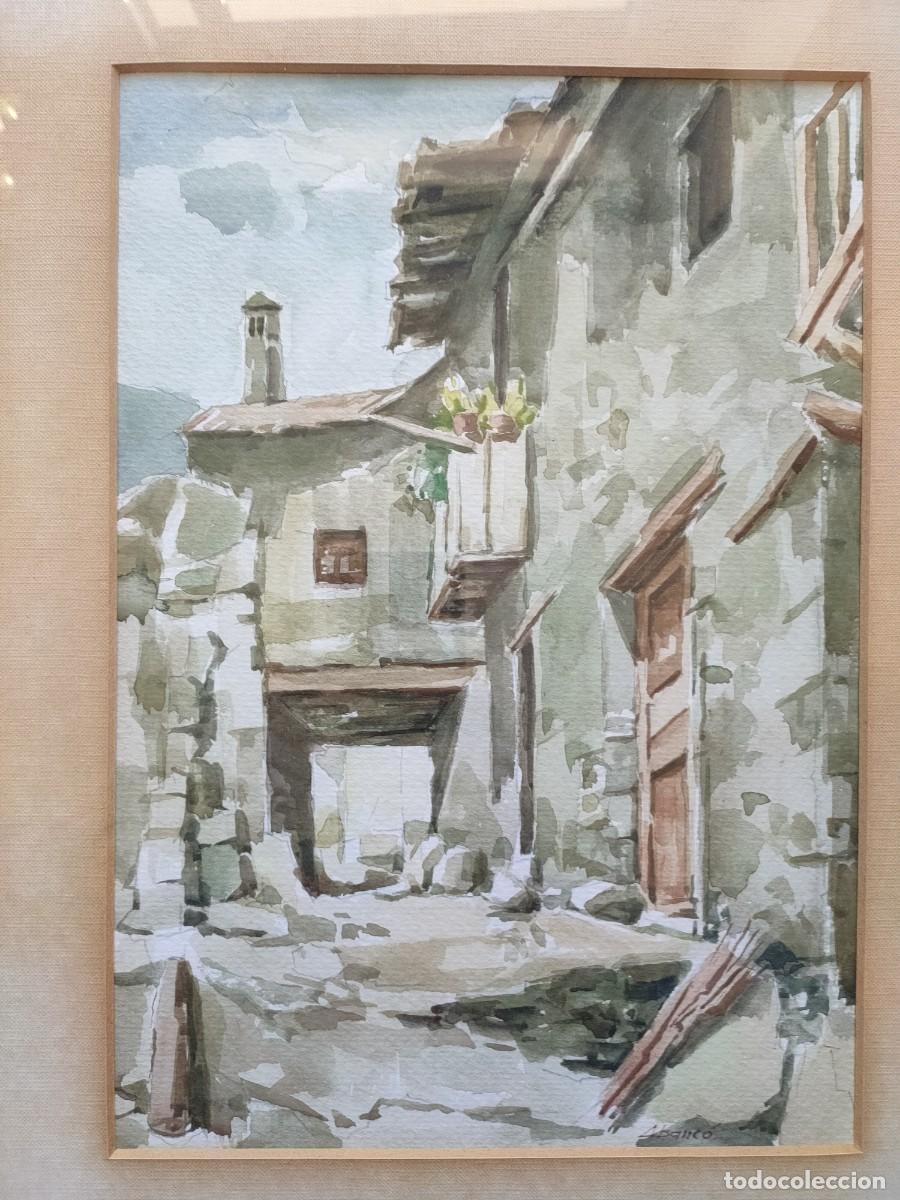 Arte: Joan Abanc&oacute; Capdevila (Moi&agrave; 1917) acuarela - Foto 1