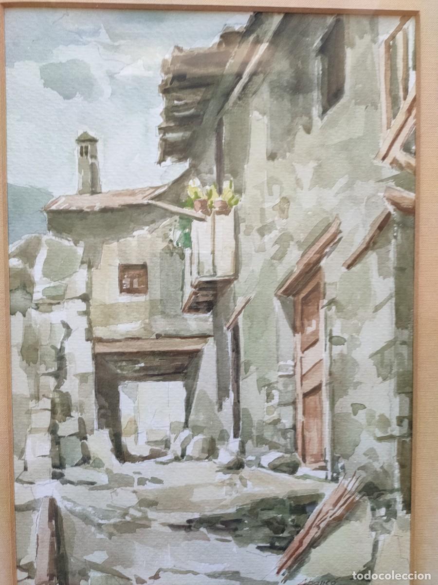 Arte: Joan Abanc&oacute; Capdevila (Moi&agrave; 1917) acuarela - Foto 3