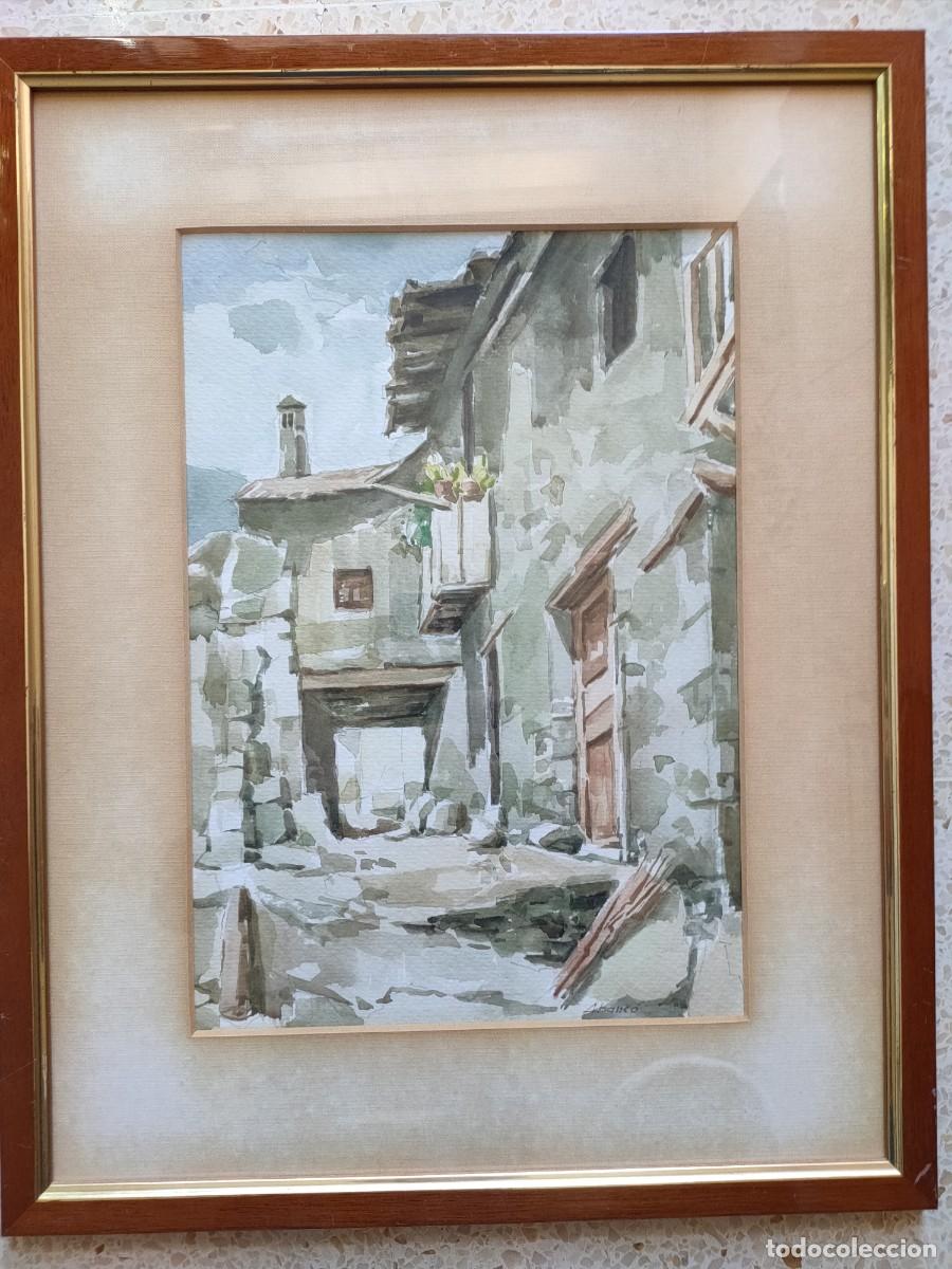 Arte: Joan Abanc&oacute; Capdevila (Moi&agrave; 1917) acuarela - Foto 4