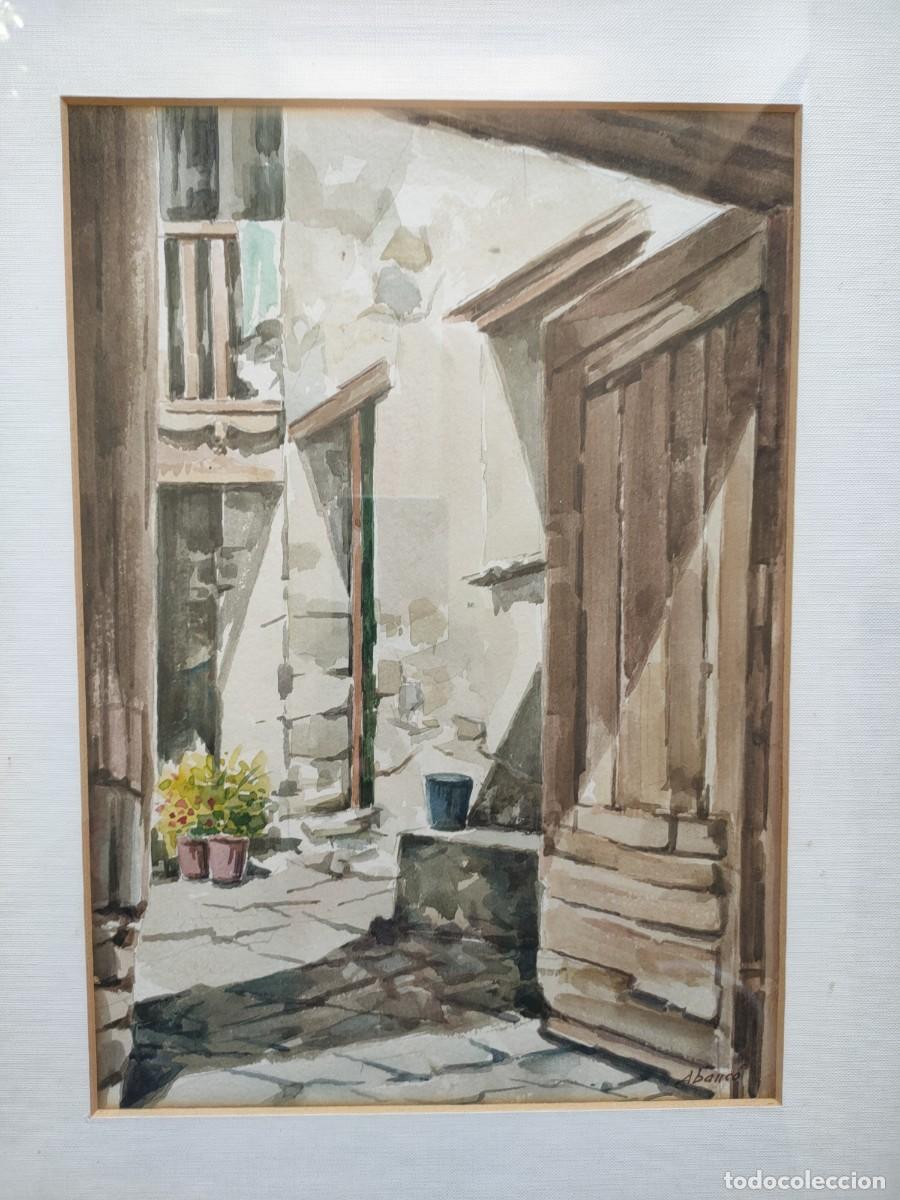 Arte: Joan Abanc&oacute; Capdevila (Moi&agrave; 1917) acuarela - Foto 1