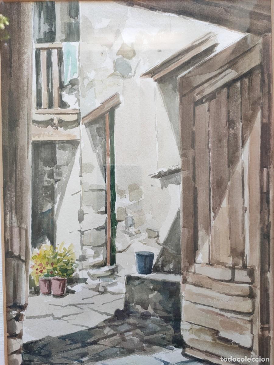 Arte: Joan Abanc&oacute; Capdevila (Moi&agrave; 1917) acuarela - Foto 3