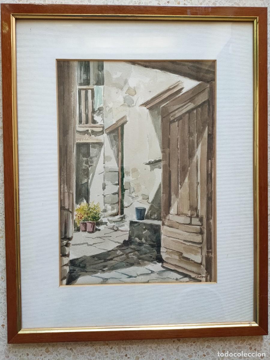 Arte: Joan Abanc&oacute; Capdevila (Moi&agrave; 1917) acuarela - Foto 4