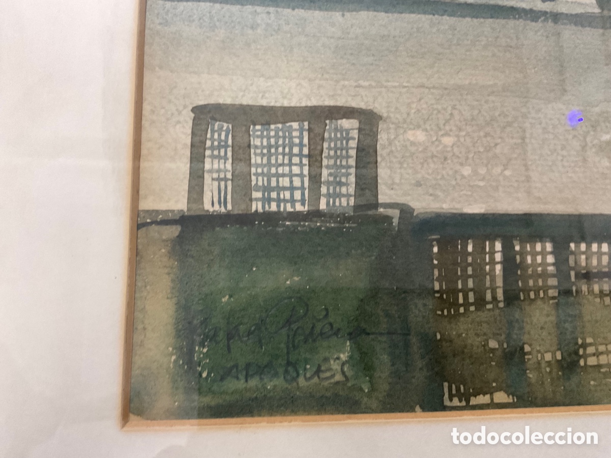 Arte: Acuarela Cadaques de Rafael Griera - Foto 3