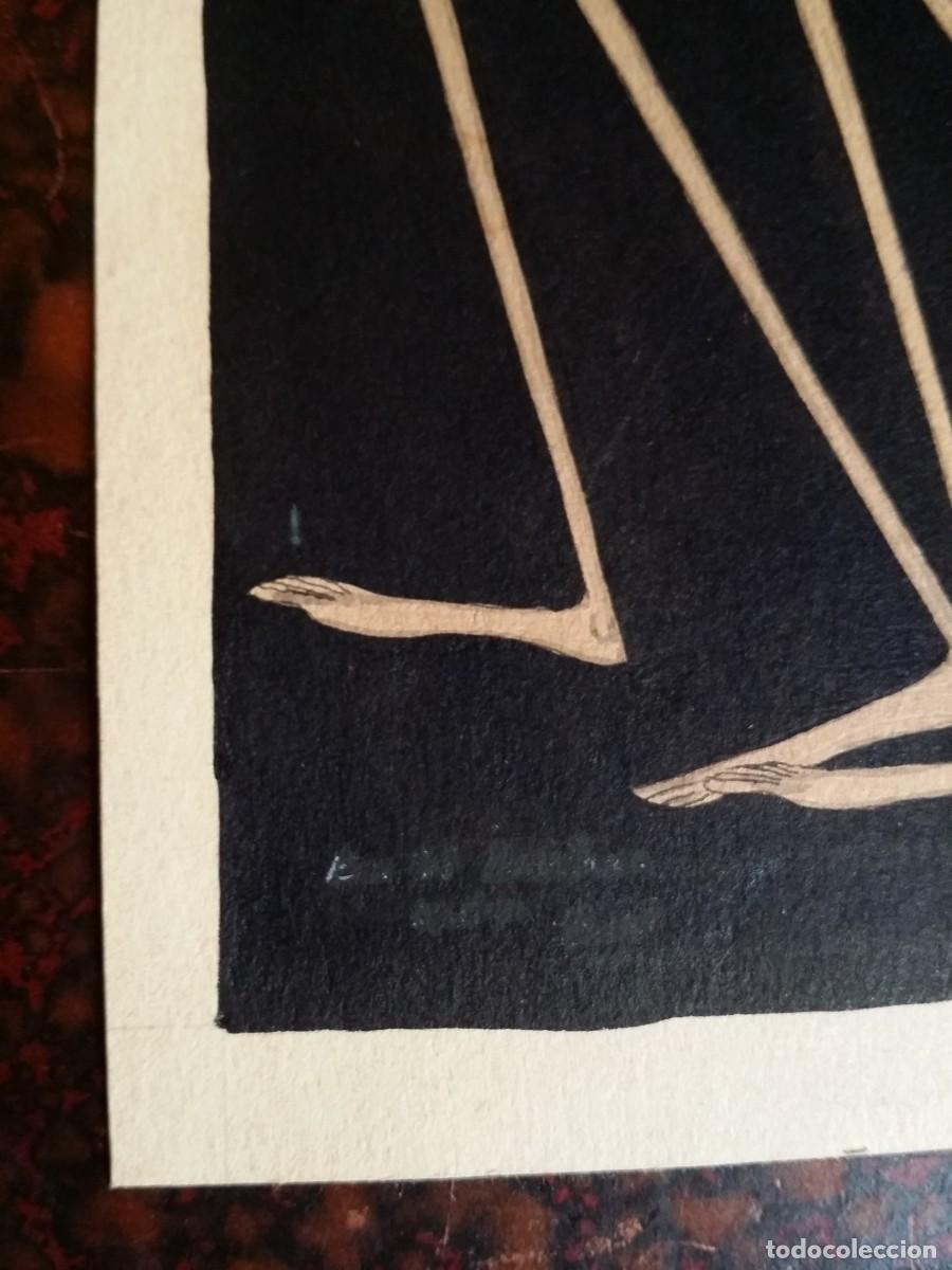 Arte: Antiguo dibujo a la acuarela, JAVA - Foto 11