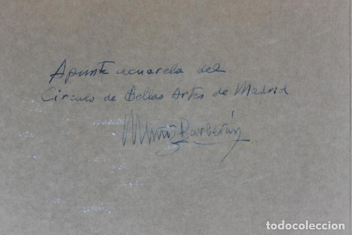 Arte: MU&Ntilde;OZ BARBERAN DESNUDO ACUARELA - Foto 9