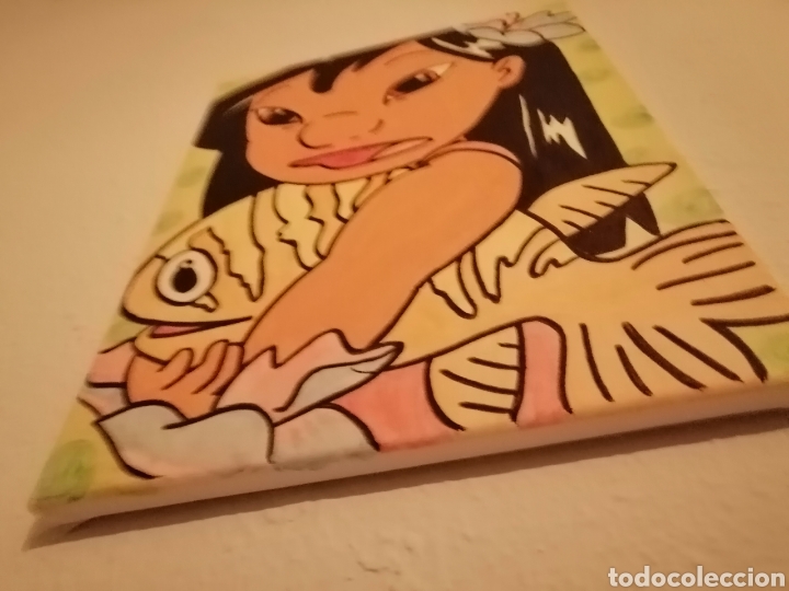 Arte: Cuadro Acr&iacute;lico y Acuarela Lilo - Foto 2