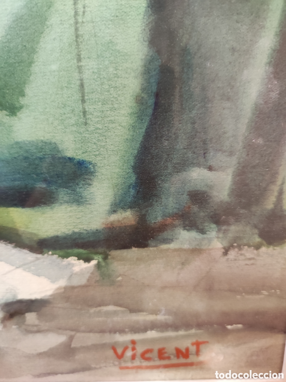 Arte: Bodeg&oacute;n acuarela fdo vicent - Foto 4