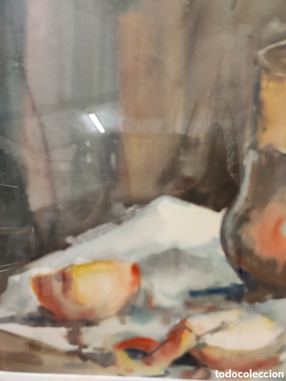 Arte: Bodeg&oacute;n acuarela fdo vicent - Foto 5