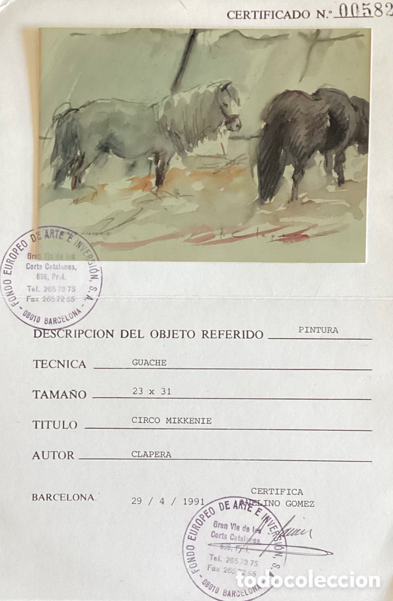 Arte: PEDRO CLAPERA, C. MIKKENIE. - Foto 2