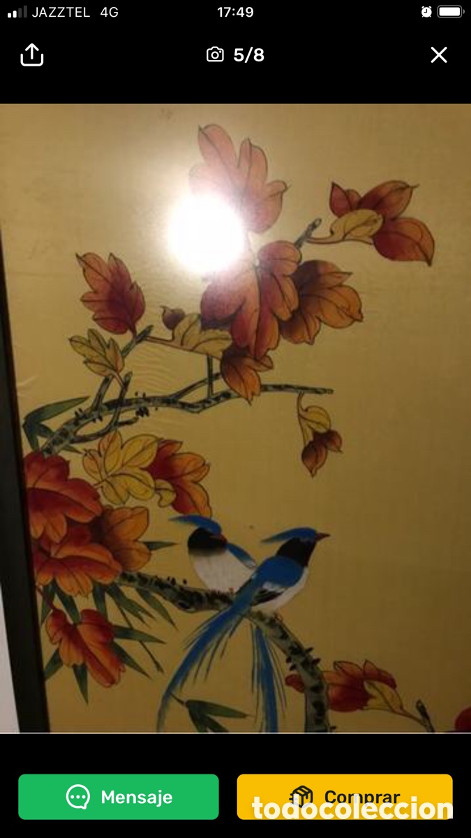 Arte: Pintura china p&aacute;jaro - Foto 5