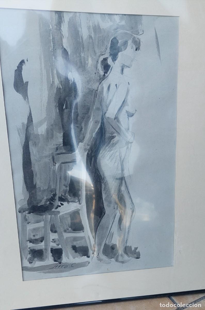 Arte: Serra c.Desnudo aguada - Foto 1