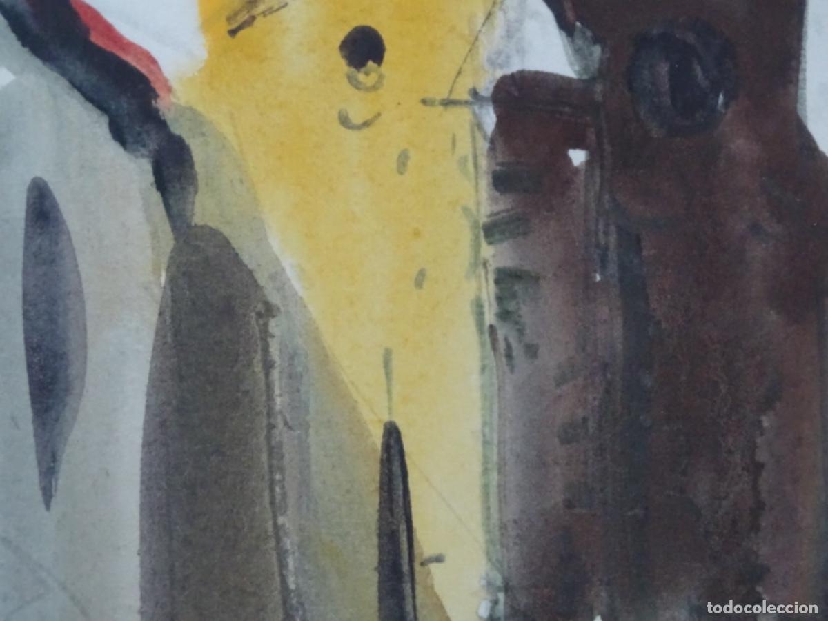 Arte: ACUARELA DE JOAN MITJANS. CATALA&Ntilde;AZOR 1981. - Foto 8