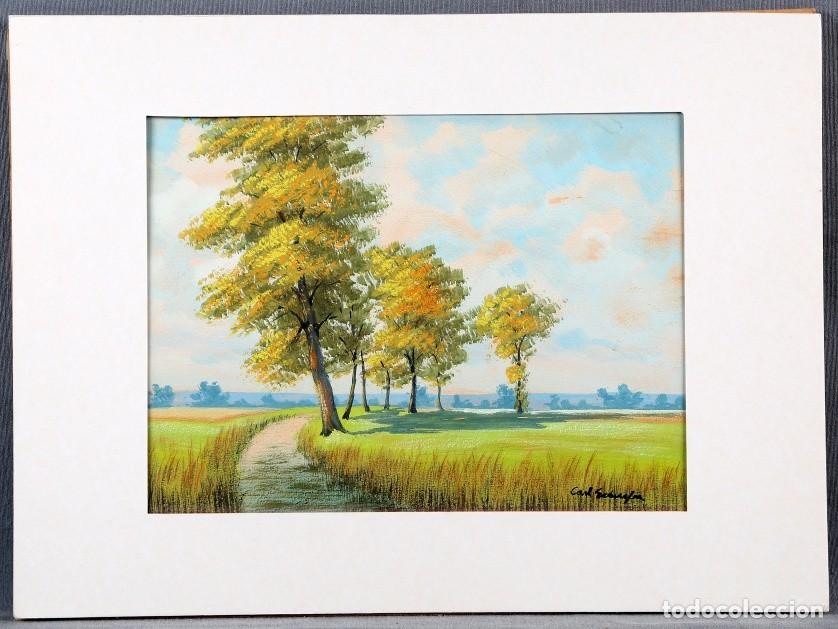 Kunst: Carl Schaefer Fellman (1903-1995). Acuarela sobre papel. Firmado.