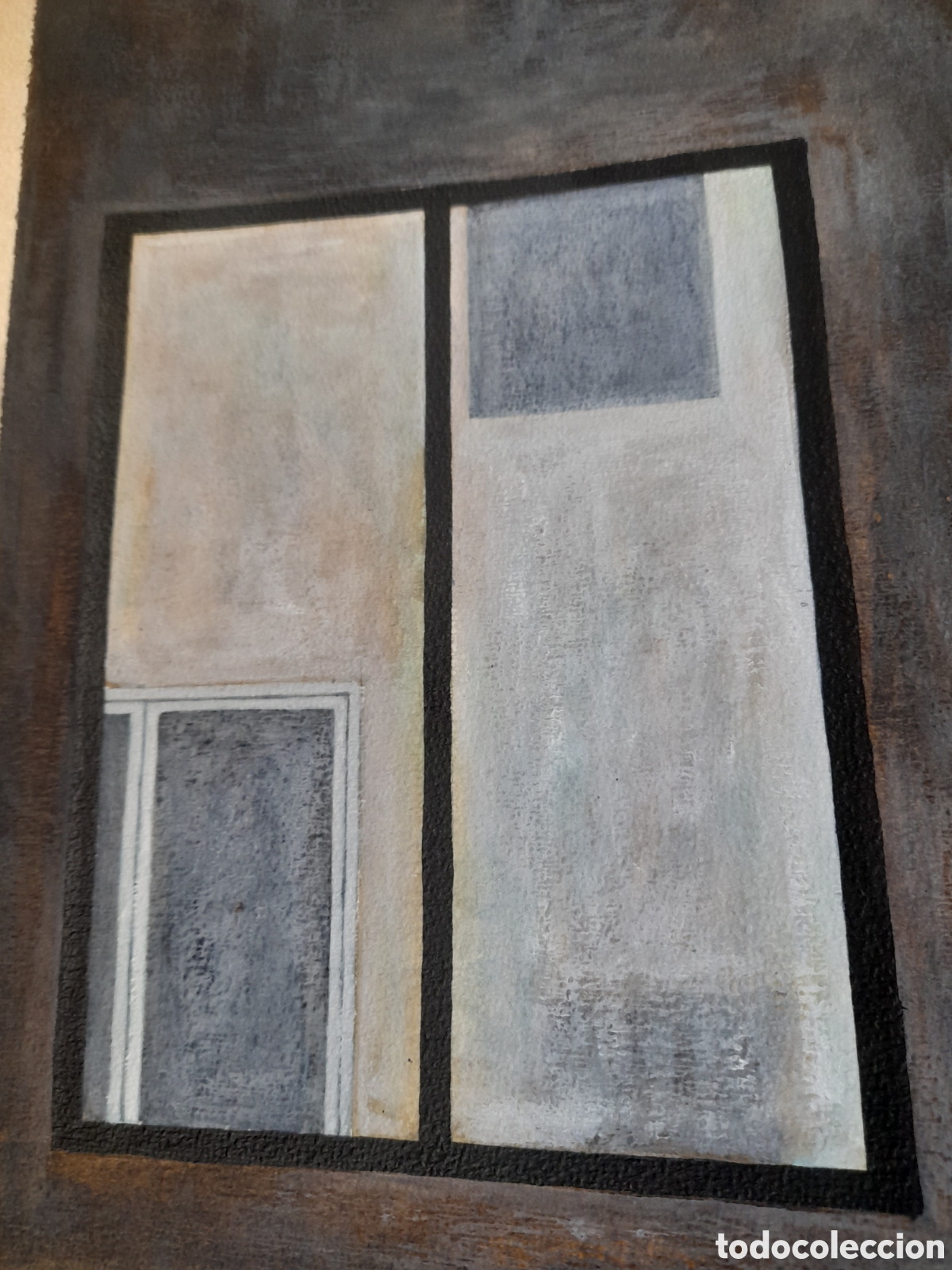 Arte: Composici&oacute;n al guache, mide 50,5x38cm - Foto 2