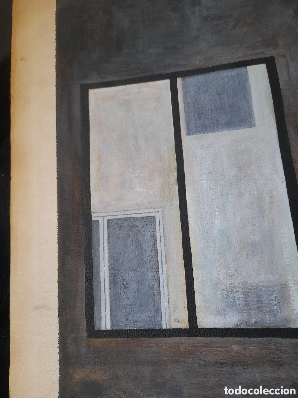 Arte: Composici&oacute;n al guache, mide 50,5x38cm - Foto 5