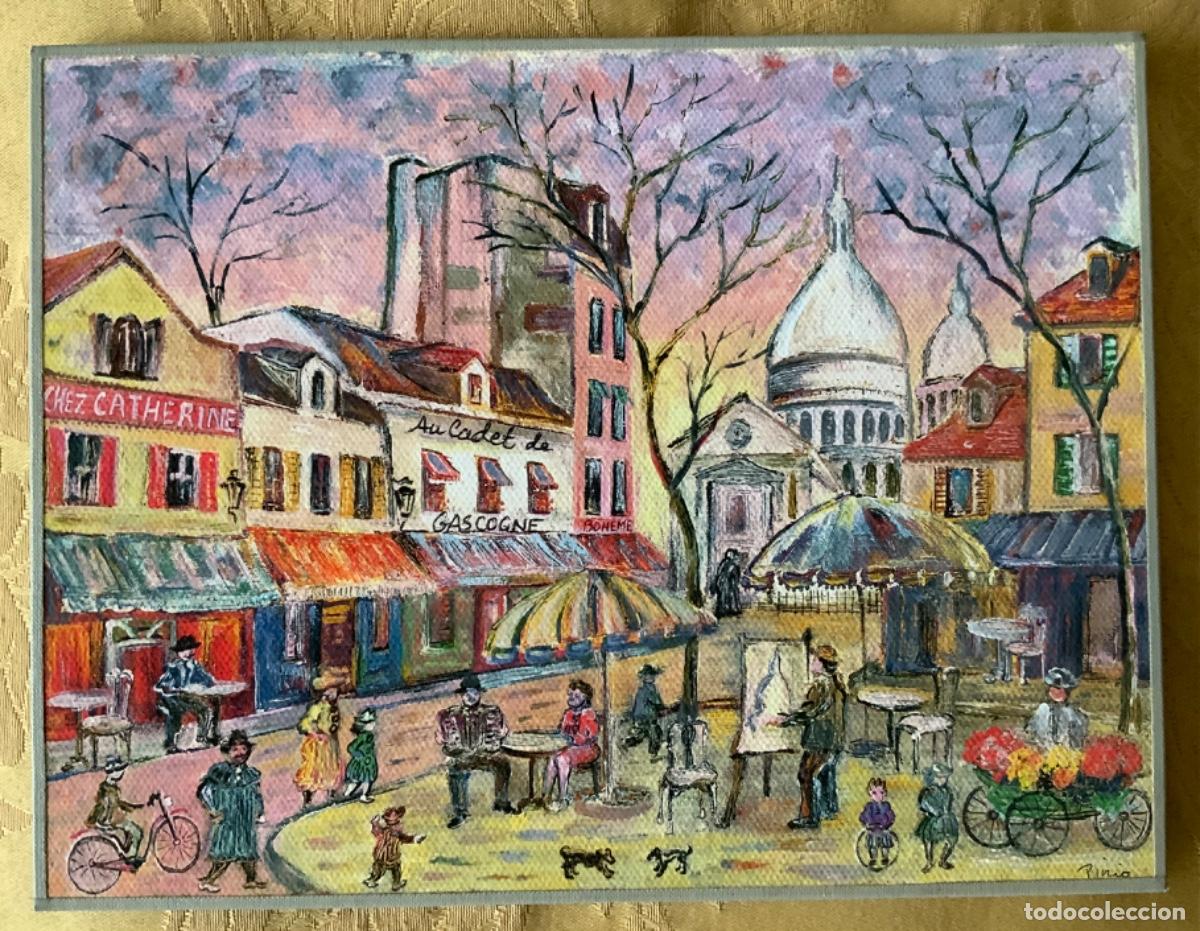 Arte: ACUARELA DE PARIS, FIRMADA - Foto 3