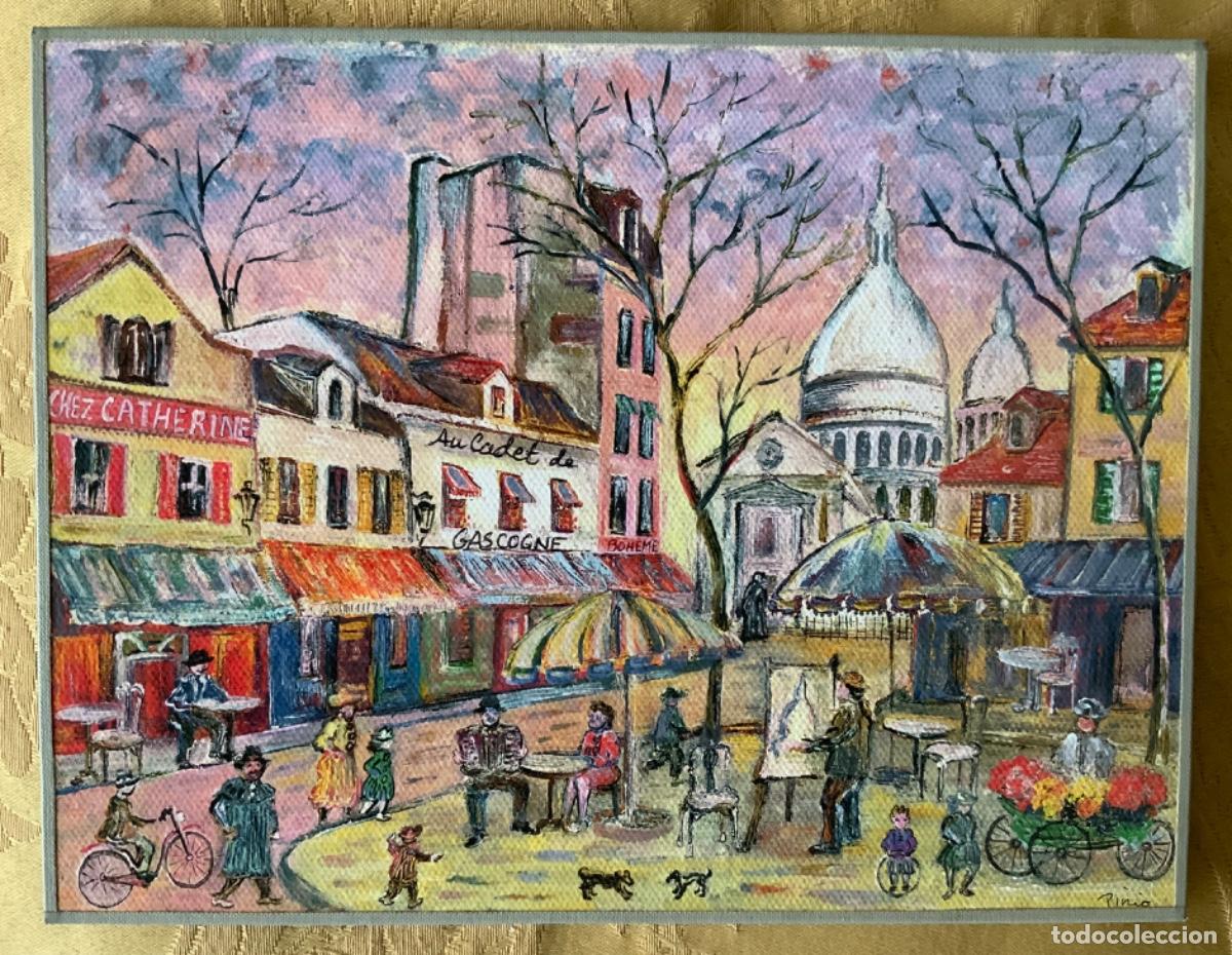 Arte: ACUARELA DE PARIS, FIRMADA - Foto 5