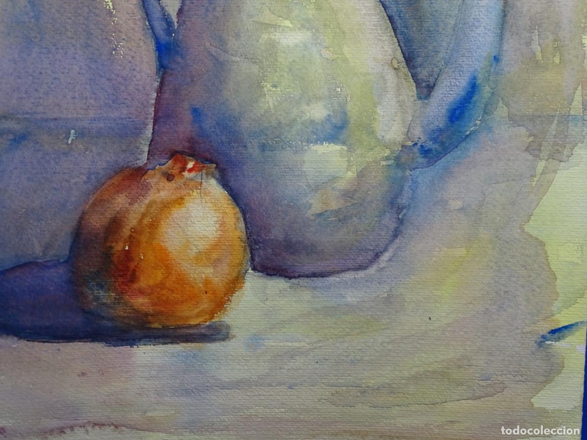 Arte: ACUARELA AN&Oacute;NIMA. BODEGON CAFETERA. 49x35 CM. - Foto 3