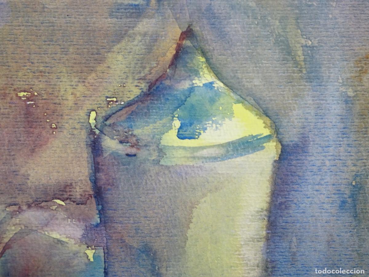 Arte: ACUARELA AN&Oacute;NIMA. BODEGON CAFETERA. 49x35 CM. - Foto 6
