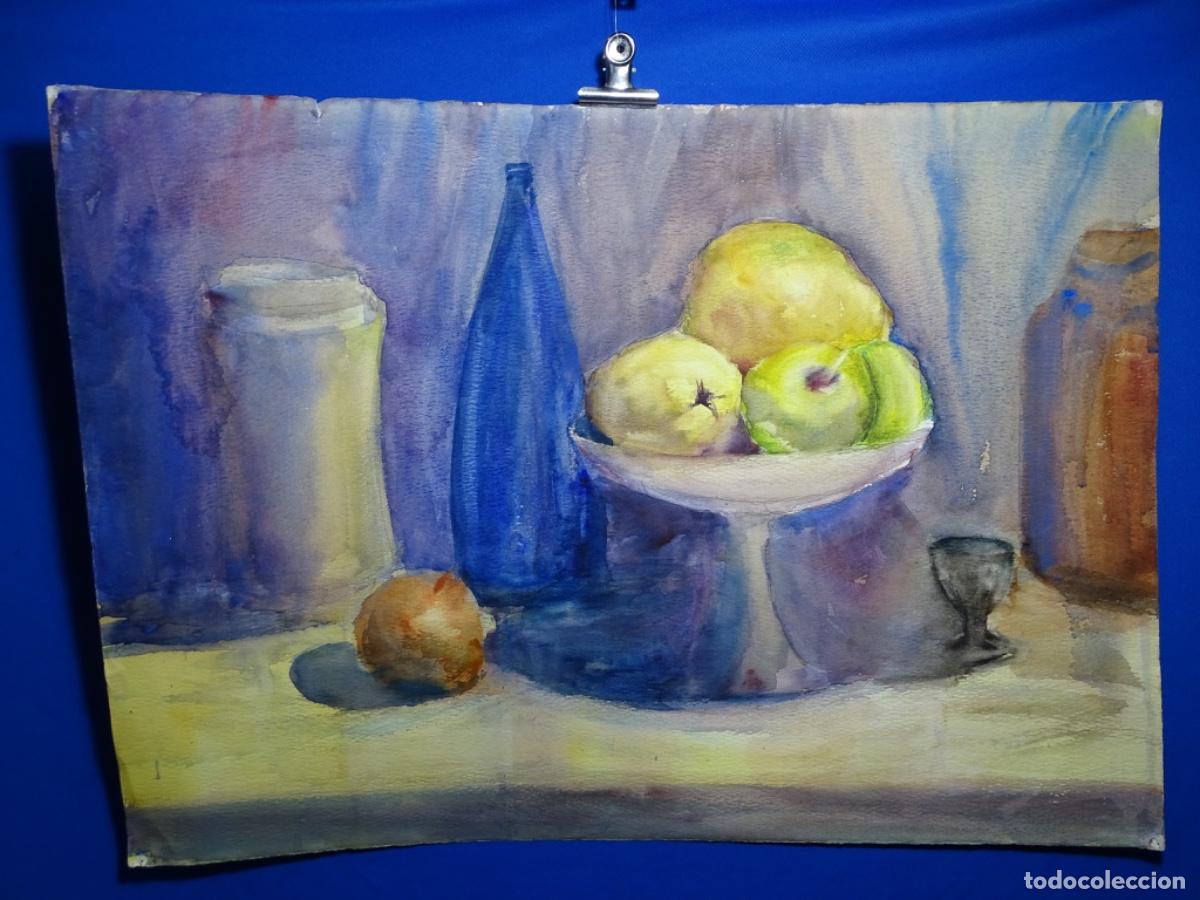 Arte: ACUARELA AN&Oacute;NIMA. BODEGON. 70x50 CM. - Foto 1