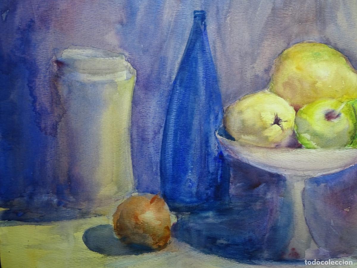 Arte: ACUARELA AN&Oacute;NIMA. BODEGON. 70x50 CM. - Foto 2