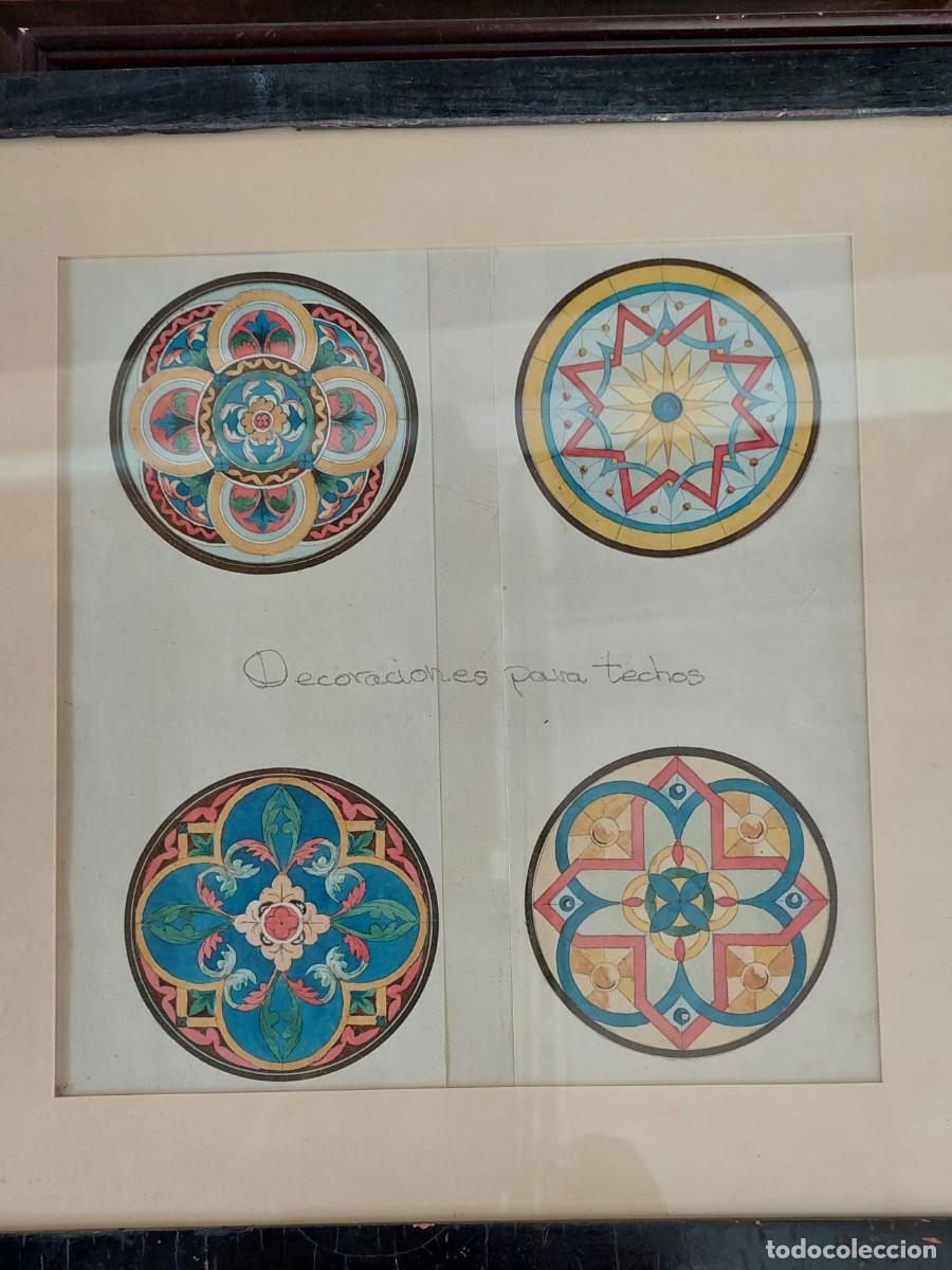 Arte: Bocetos Decoraciones para techos acuarela - Foto 1