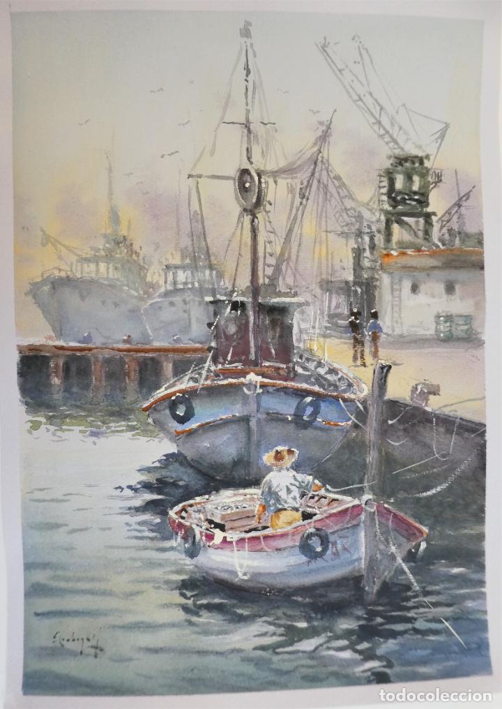 Arte: ACUARELA DE EMILIO CARBONELL - Foto 1