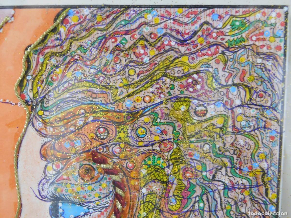Arte: T&Eacute;CNICA MIXTA SOBRE PAPEL - Foto 8