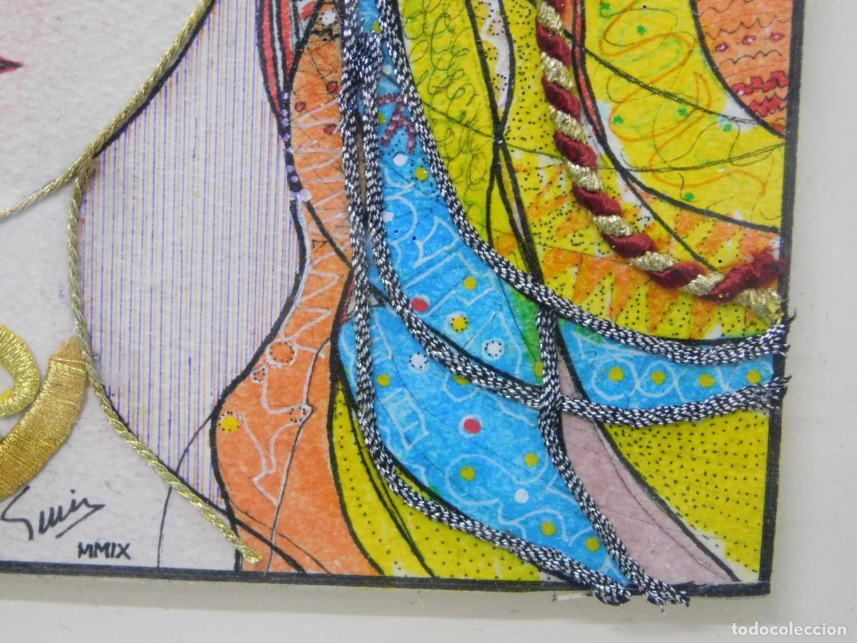 Arte: T&Eacute;CNICA MIXTA SOBRE PAPEL - Foto 8
