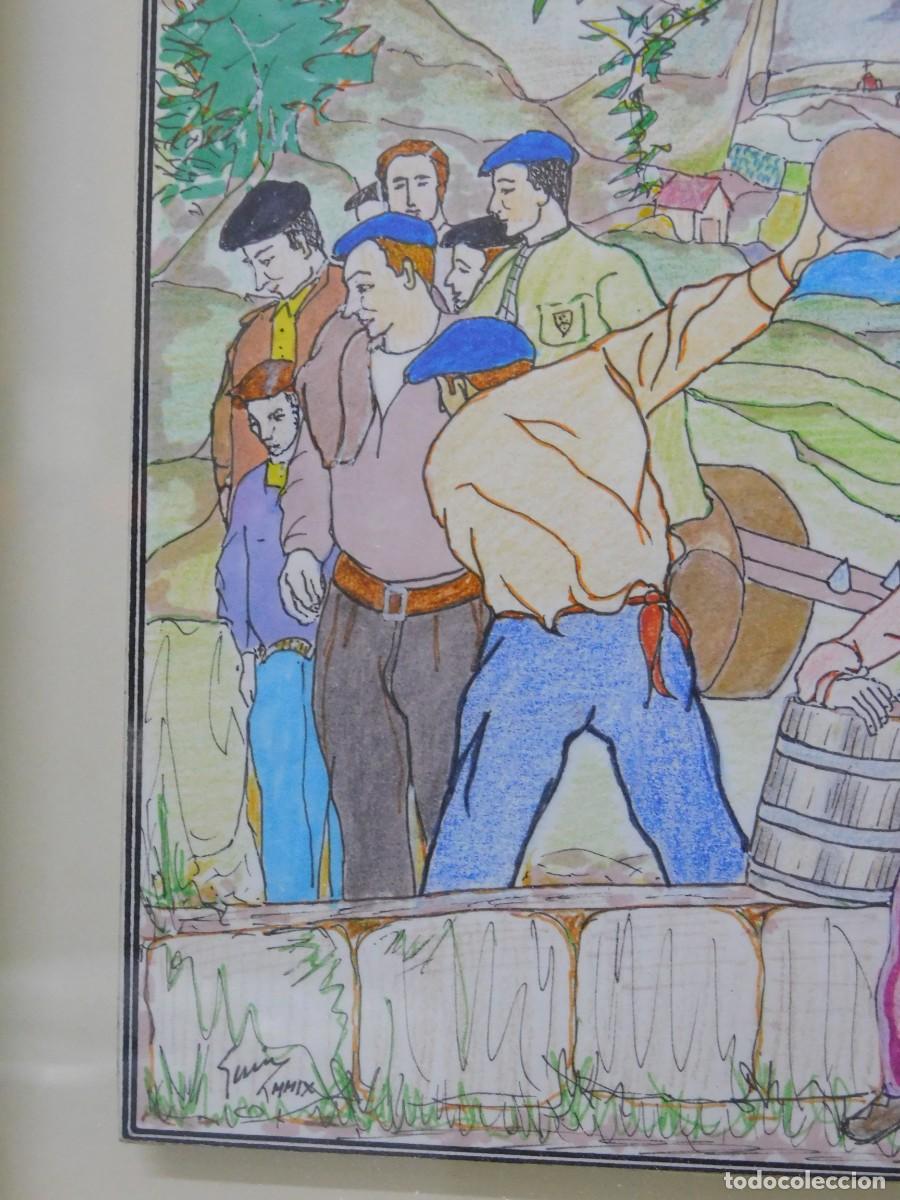 Arte: T&Eacute;CNICA MIXTA SOBRE PAPEL - Foto 4