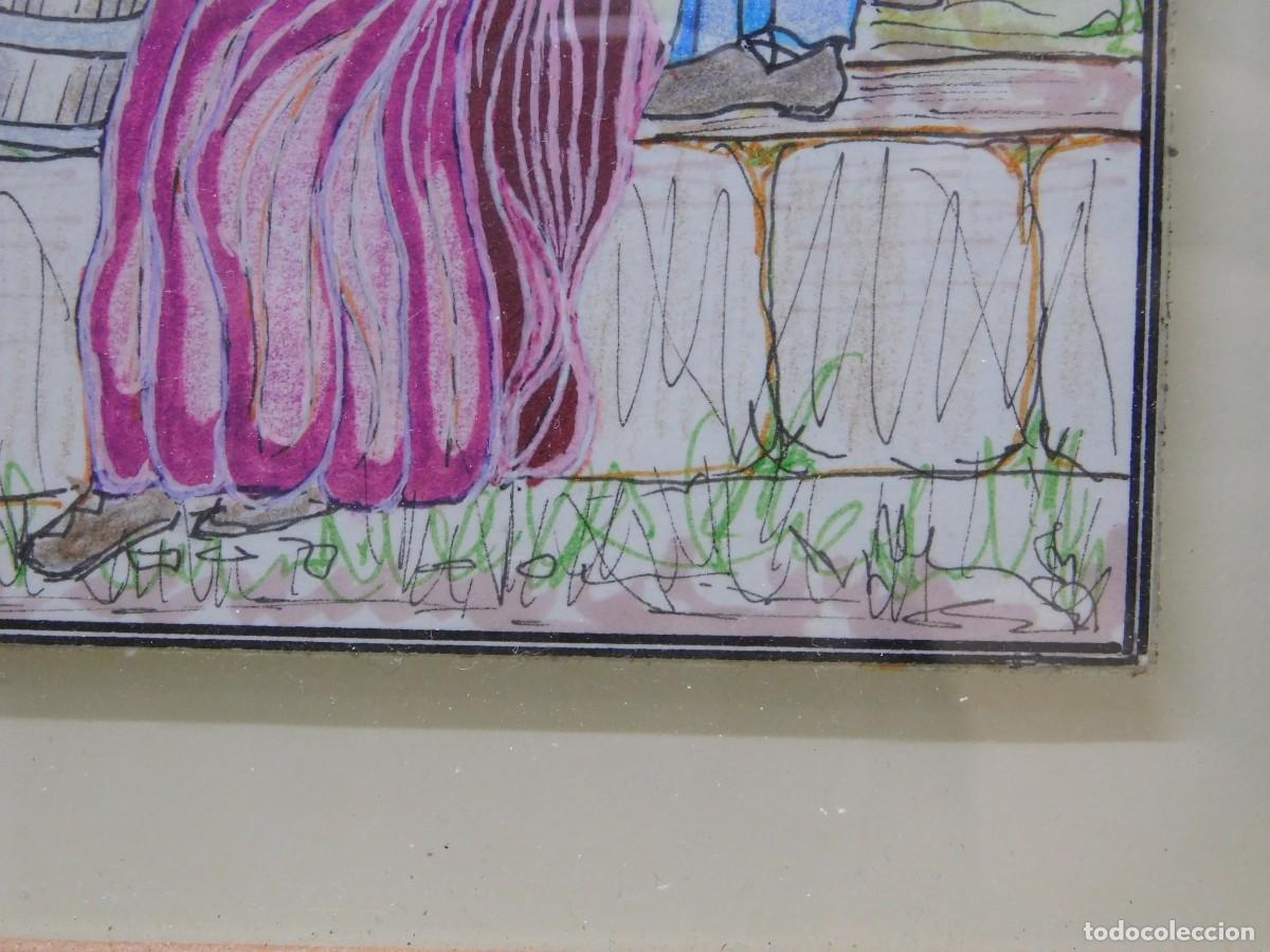 Arte: T&Eacute;CNICA MIXTA SOBRE PAPEL - Foto 8