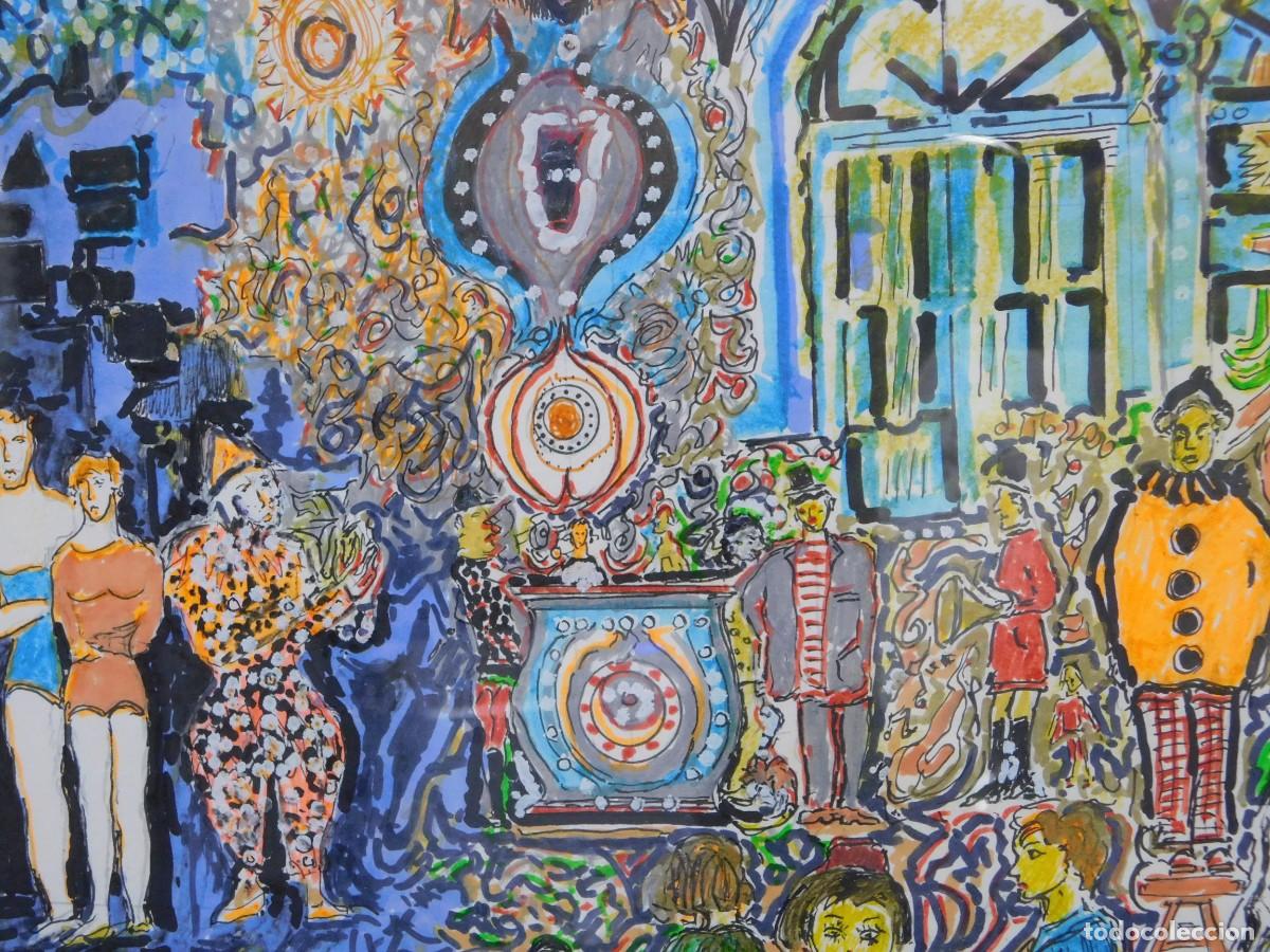Arte: T&Eacute;CNICA MIXTA SOBRE PAPEL - Foto 3