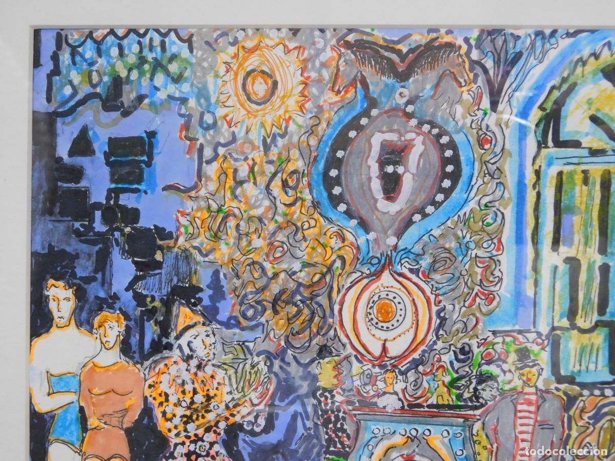 Arte: T&Eacute;CNICA MIXTA SOBRE PAPEL - Foto 4