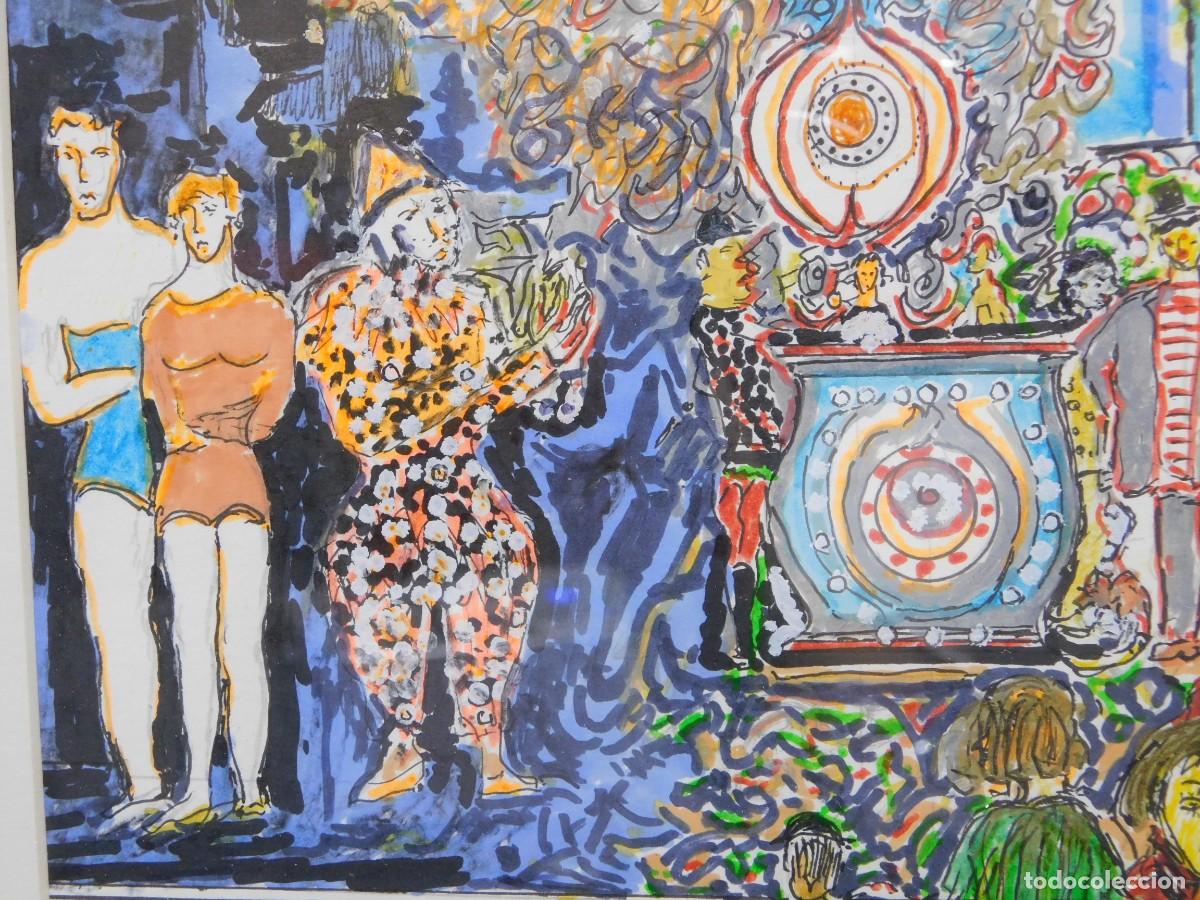 Arte: T&Eacute;CNICA MIXTA SOBRE PAPEL - Foto 5