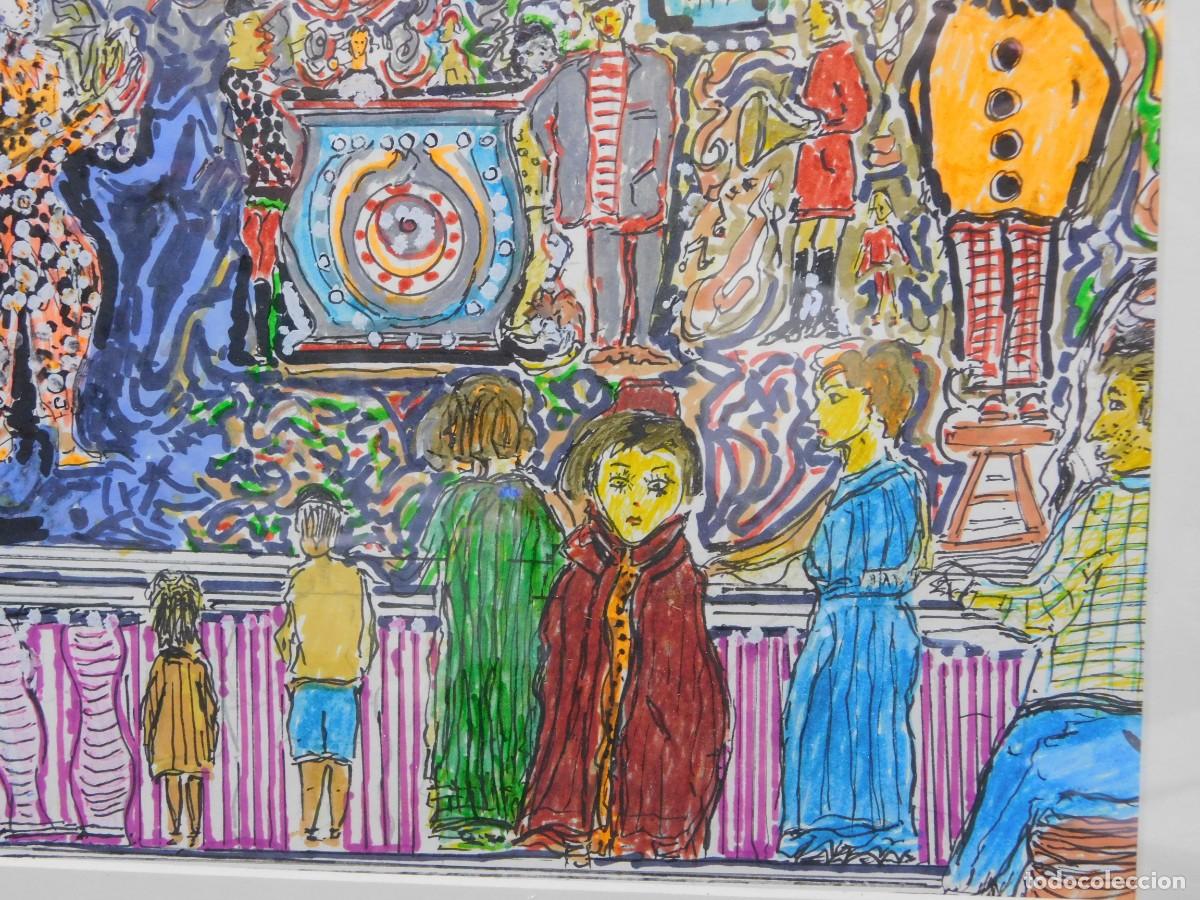 Arte: T&Eacute;CNICA MIXTA SOBRE PAPEL - Foto 6